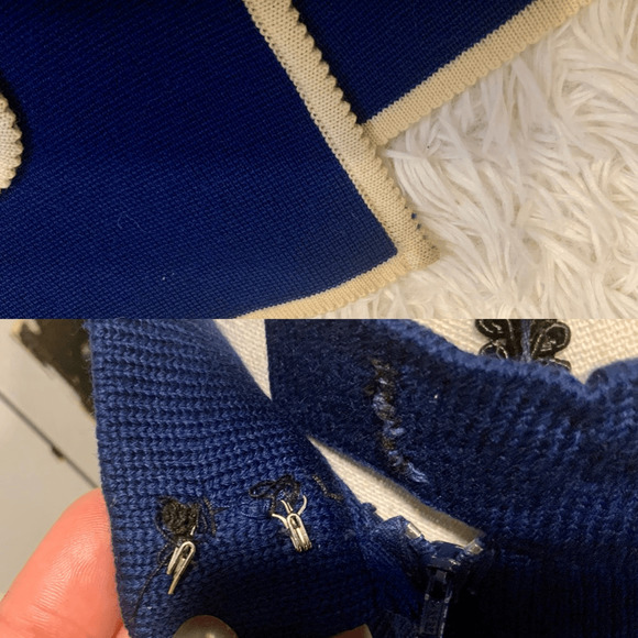 Skirt Blazer Suit Wool Vintage 2pc - Picture 7 of 11